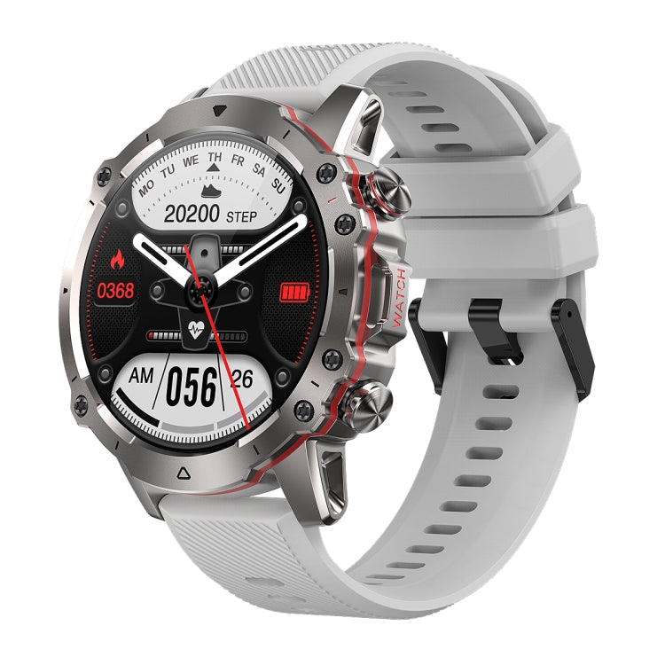 AK56 IP67 BT5.1 1.43inch Smart Watch Support Voice Call / Health Monitoring — Orange
