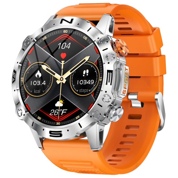 K59 IP67 BT5.0 1.43inch Smart Watch Support Voice Call / Sleep Detection — Camo Green