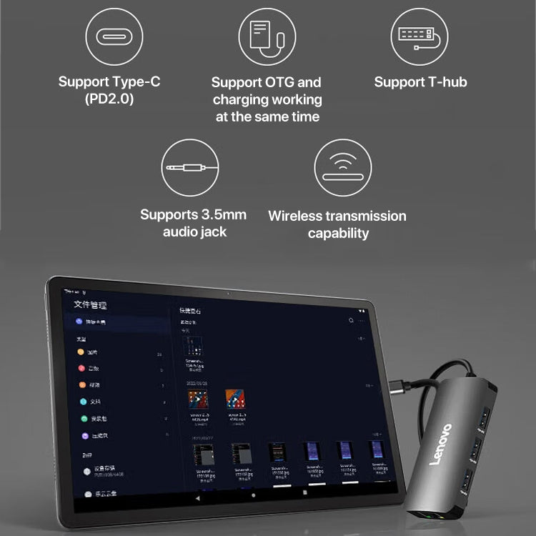 Lenovo K10 Pro 10.6 inch 4G LTE Tablet, Android 12, Qualcomm 6225 Octa Core, Support Face Identification