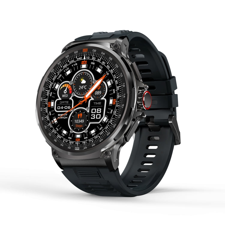 V69 IP68 BT5.0 1.85inch Smart Watch Support Voice Call / Sleep Detection — Black