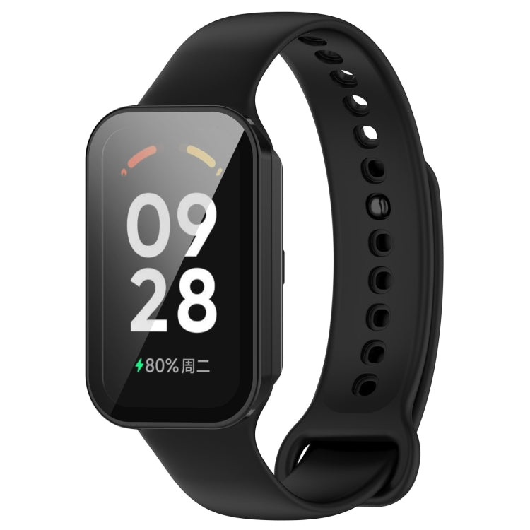 PC + Tempered Film Integrated Watch Protective Case — Ink Blue