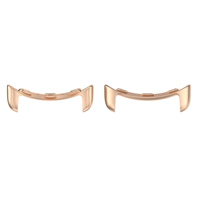 1 Pair Stainless Steel Metal Watch Band Connector — Gold