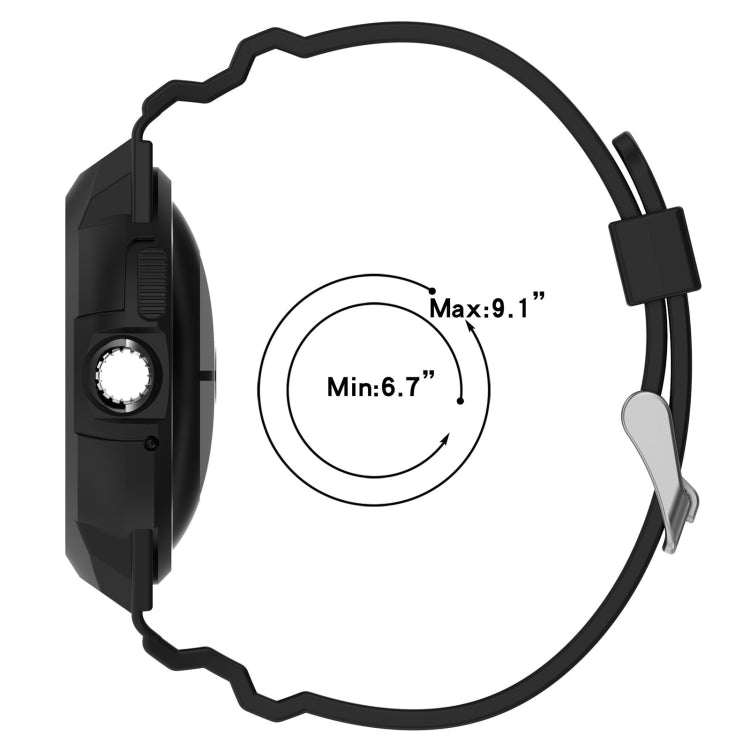Integrated Fully Enclosed Silicone Watch Band