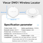 Car Key Anti-lost Detection Wireless Location Tracker, VIECAR DW01