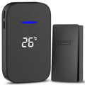 C302B One to One Home Wireless Doorbell Temperature Digital Display Remote Control Elderly Pager