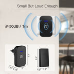 C302B One to One Home Wireless Doorbell Temperature Digital Display Remote Control Elderly Pager — view 8