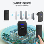 C302B One to Two Home Wireless Doorbell Temperature Digital Display Remote Control Elderly Pager — view 7