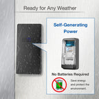 C303B One to One Home Wireless Doorbell Temperature Digital Display Remote Control Elderly Pager — EU Plug