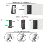 C303B One to Two Home Wireless Doorbell Temperature Digital Display Remote Control Elderly Pager — view 10