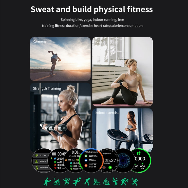TM05 Pro Smart Bracelet, 1.46 inch Steel Band IP67 Waterproof Smart Watch, Bluetooth Call / Heart Rate / Blood Pressure / Blood Oxygen