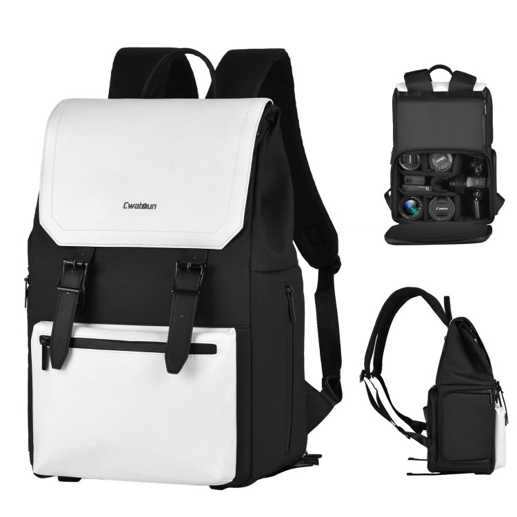 Cwatcun D79 Camera Backpack Multi-Functional Camera Dual Shoulders Bag — view 10