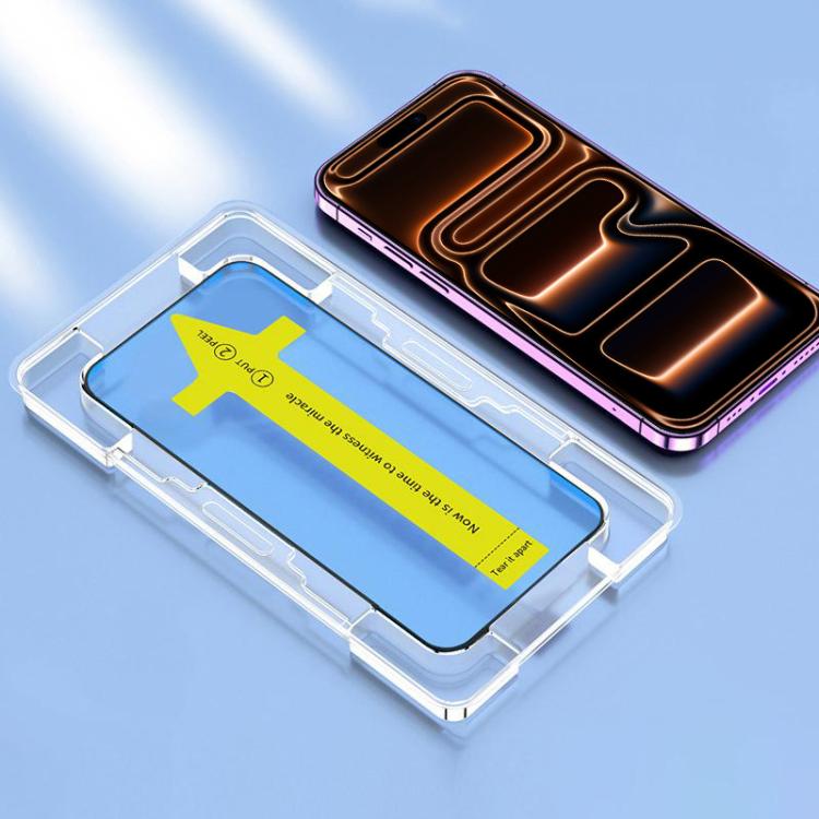 HD Fast Attach Dust-proof Anti-static Tempered Glass Film
