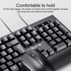 AULA AC106 USB Port Wired Keyboard Mouse Set
