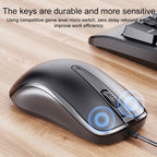 AULA AC106 USB Port Wired Keyboard Mouse Set
