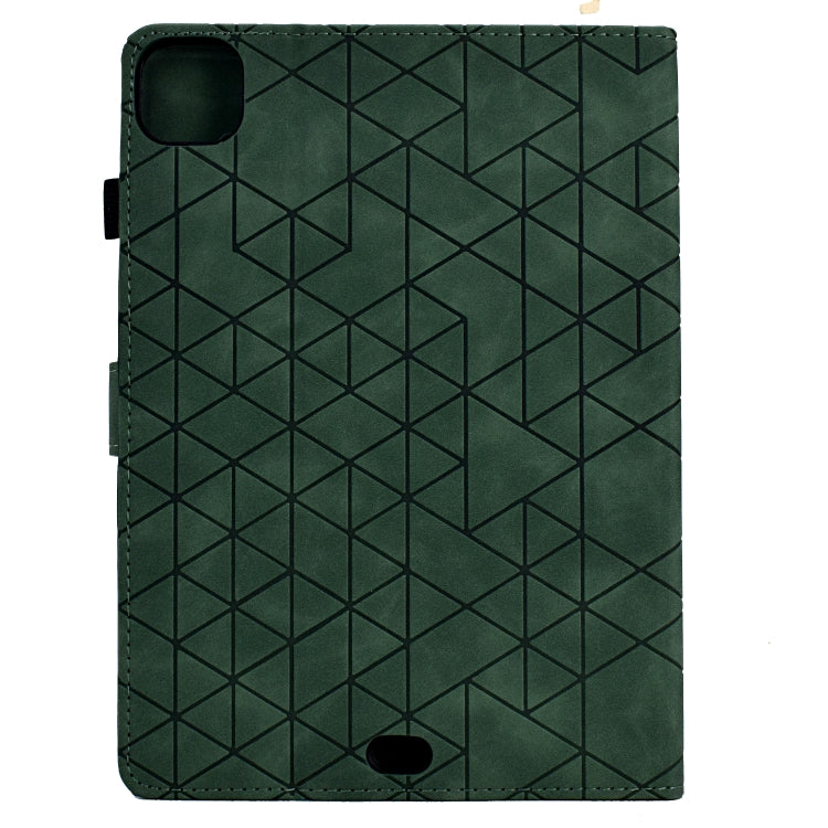 Rhombus TPU Smart Leather Tablet Case