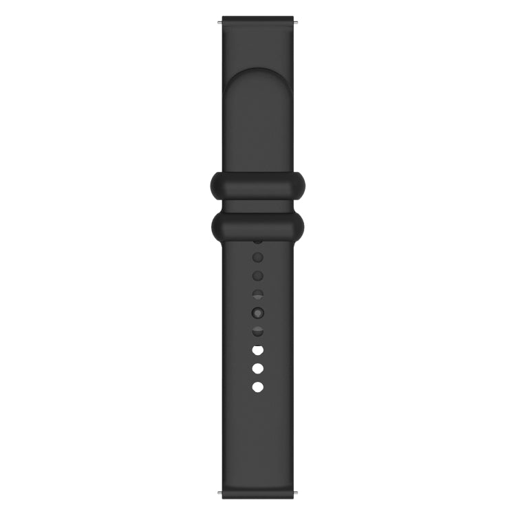 Universal Solid Color Reverse Buckle Silicone Watch Band