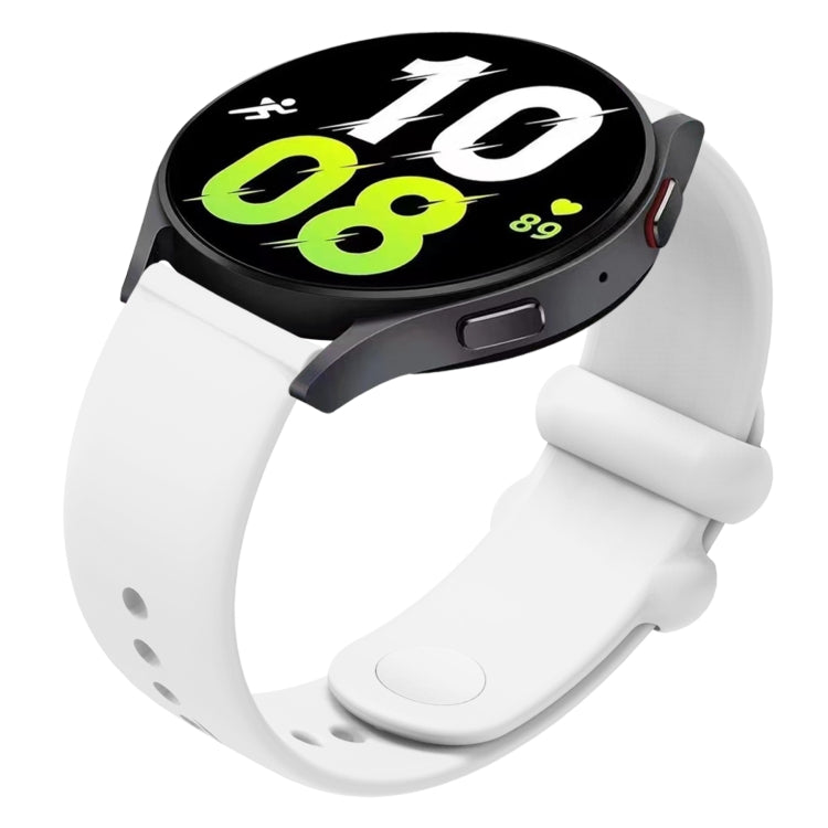 Universal Solid Color Reverse Buckle Silicone Watch Band