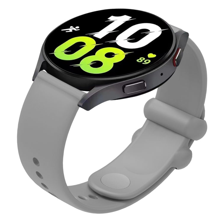 Universal Solid Color Reverse Buckle Silicone Watch Band