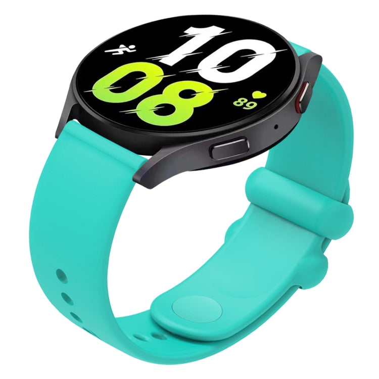Universal Solid Color Reverse Buckle Silicone Watch Band