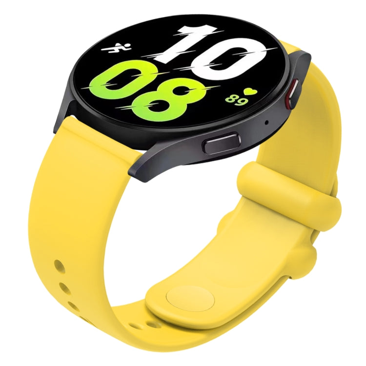 Universal Solid Color Reverse Buckle Silicone Watch Band