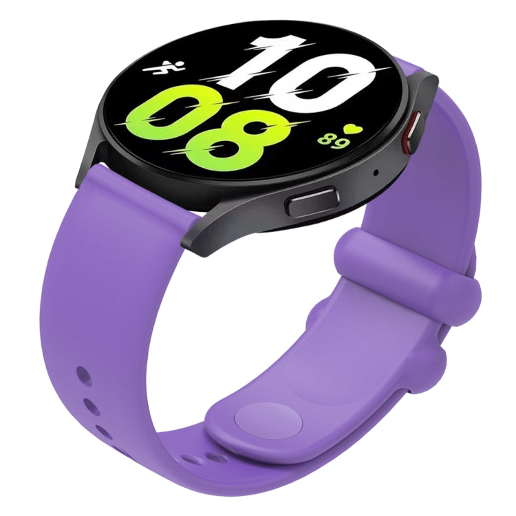 Universal Solid Color Reverse Buckle Silicone Watch Band