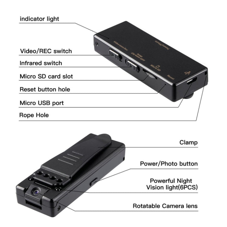 Z8 HD 1080P Surveillance Camera Recorder Pen with Clip — view 10