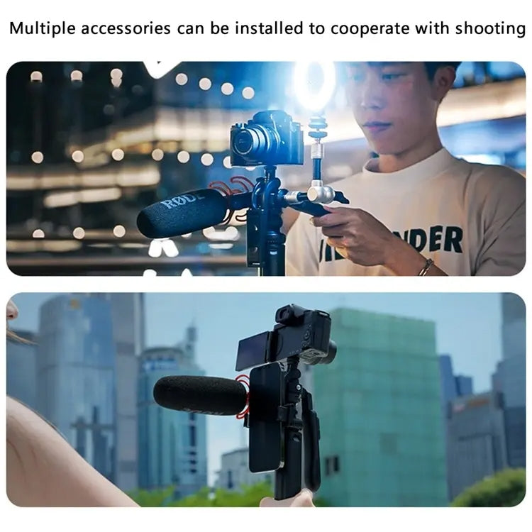 YESIDO SF17 Multifunctional Retractable Metal Tripod Stand Selfie Stick for Cell Phones Camera — view 9
