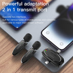 YESIDO KR15 Dual Low-latency Wireless Lavalier Microphone with 3 in 1 Receiver — view 12