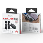 YESIDO KR15 Dual Low-latency Wireless Lavalier Microphone with 3 in 1 Receiver — view 13