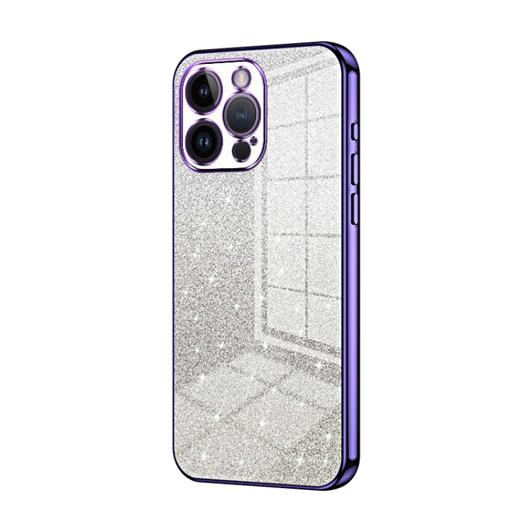 Gradient Glitter Powder Electroplated Phone Case