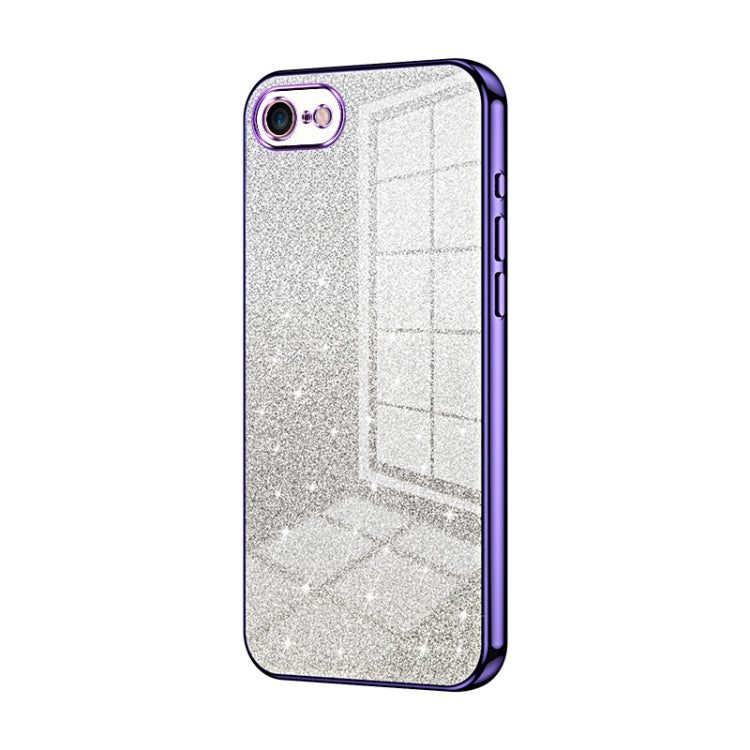 Gradient Glitter Powder Electroplated Phone Case