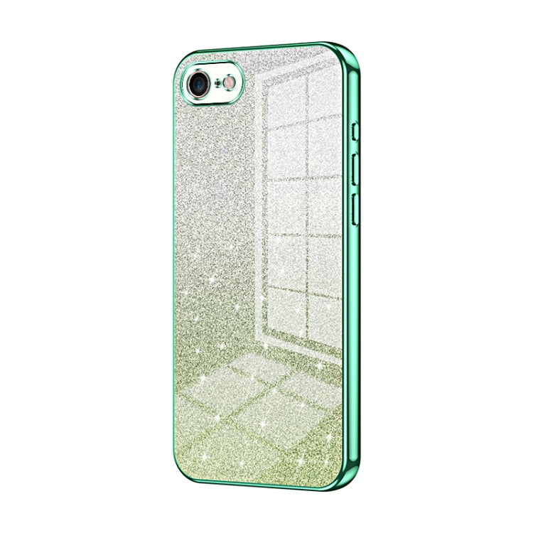 Gradient Glitter Powder Electroplated Phone Case