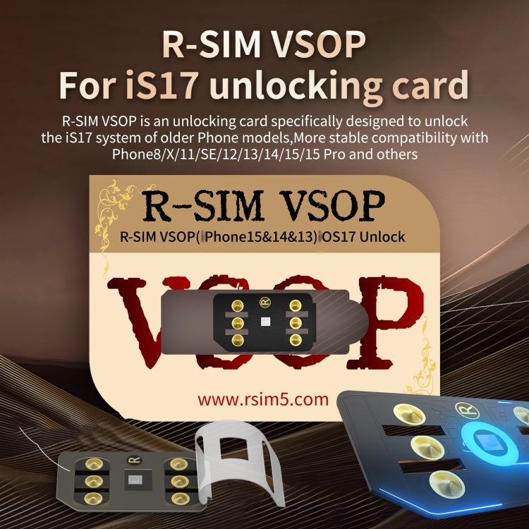 Unlocking Card Sticker For iOS17 System Unlocking, R-SIM VSOP — view 6