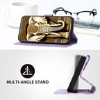 YX0060 Elephant Head Embossed Phone Leather Case with Lanyard — For iPhone 13 Pro