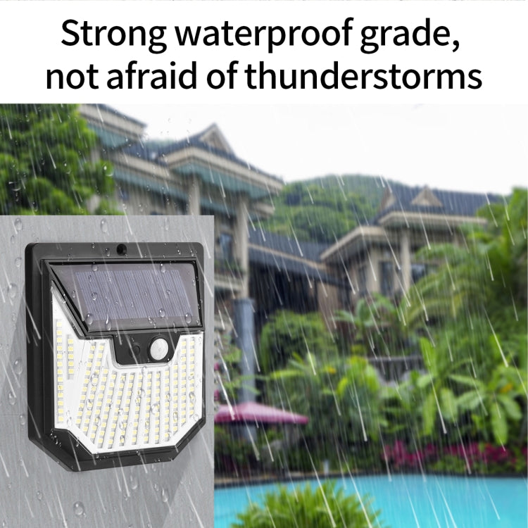 XY0159 159 LEDs Outdoor Solar Human Body Sensor Courtyard Wall Light — view 11