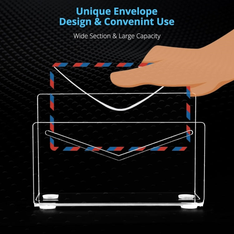 YX081 Acrylic Envelope Storage Display Stand — view 3