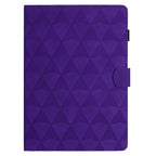 Diamond Texture Embossed Leather Smart Tablet Case