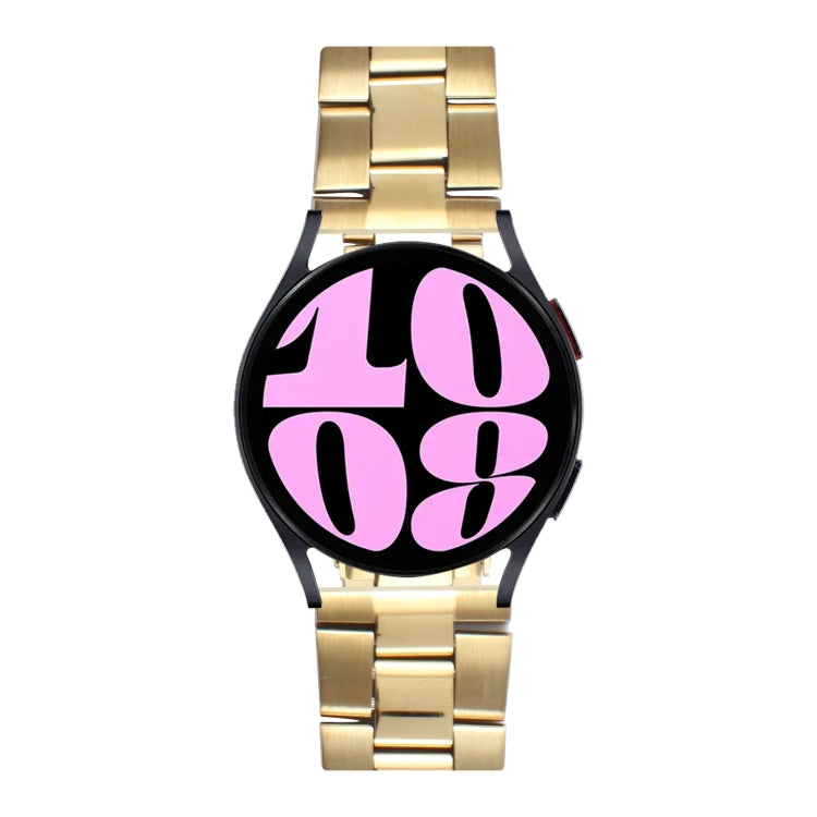 Universal Three-Bead Stainless Steel Watch Band