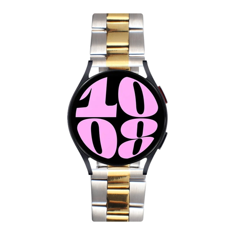 Universal Three-Bead Stainless Steel Watch Band