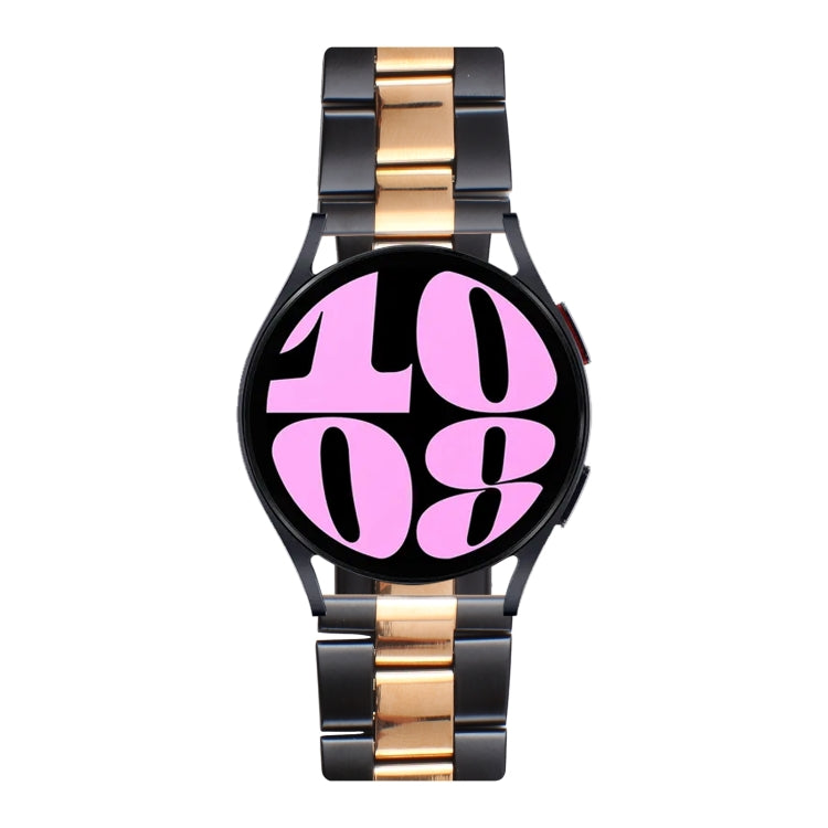 Universal Three-Bead Stainless Steel Watch Band