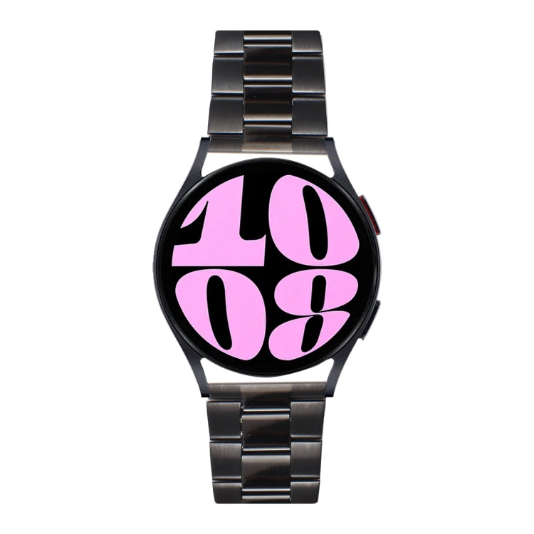 Universal Three-Bead Stainless Steel Watch Band
