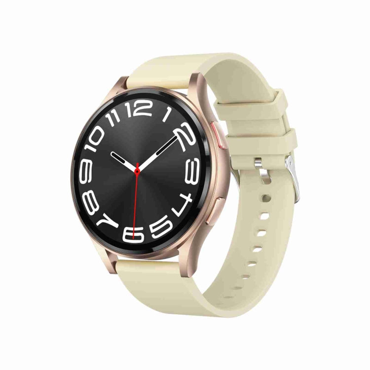 1.43 inch Silicone Strap Bluetooth Call Smart Watch Support ECG / Non-invasive Blood Sugar — Black