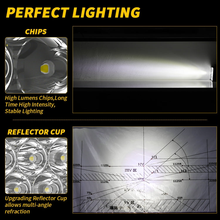 2.5 inch Car LED Engineering Auxiliary Light, 12-30V 12W 6000K