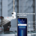 DP41 Bulb-type Dual-lens Motion Tracking Smart Camera Supports Voice Intercom