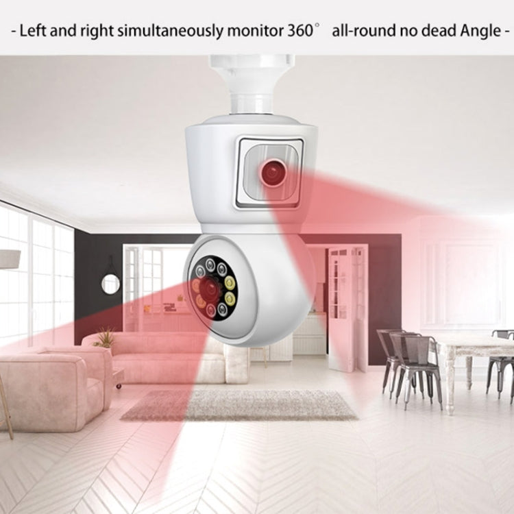DP44 Bulb-type Motion Tracking Night Vision Smart Camera Supports Voice Intercom