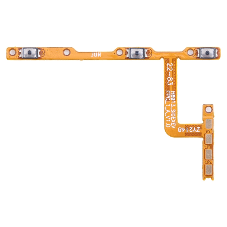 OEM Power Button & Volume Button Flex Cable, For Infinix Smart 9 HD X6532C, For Infinix Hot 50 Pro 4G X6881, For Infinix Note 40S X6850B, For Infinix Hot 50i X6531, For Infinix Smart 9 X6532, For Infinix Hot 50 Pro+ 4G X6880, For Infinix Hot 50 5G X672... — For Infinix S3X X622
