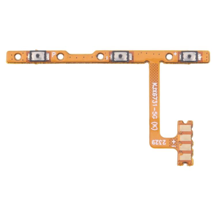 OEM Power Button & Volume Button Flex Cable, For Infinix Smart 9 HD X6532C, For Infinix Hot 50 Pro 4G X6881, For Infinix Note 40S X6850B, For Infinix Hot 50i X6531, For Infinix Smart 9 X6532, For Infinix Hot 50 Pro+ 4G X6880, For Infinix Hot 50 5G X672... — For Infinix Hot 11 X662