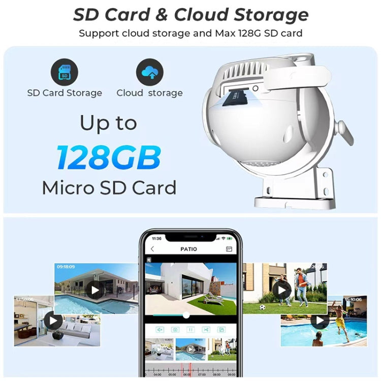QX95 6MP WiFi Dual Camera Supports Two-way Voice Intercom & AI Recognition