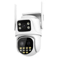 QX104 3MP WiFi Triple Camera Supports Human Face Recognition & AI Alarm