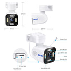 ESCAM PT303 3MP HD Motion Detection APP Control Pan & Tilt WiFi IP Camera